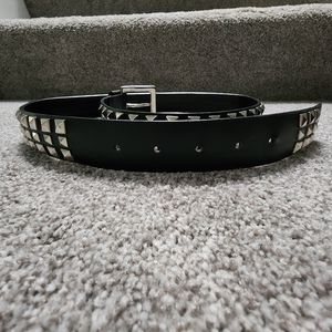 Fashion Triple Row Studded Belt XL